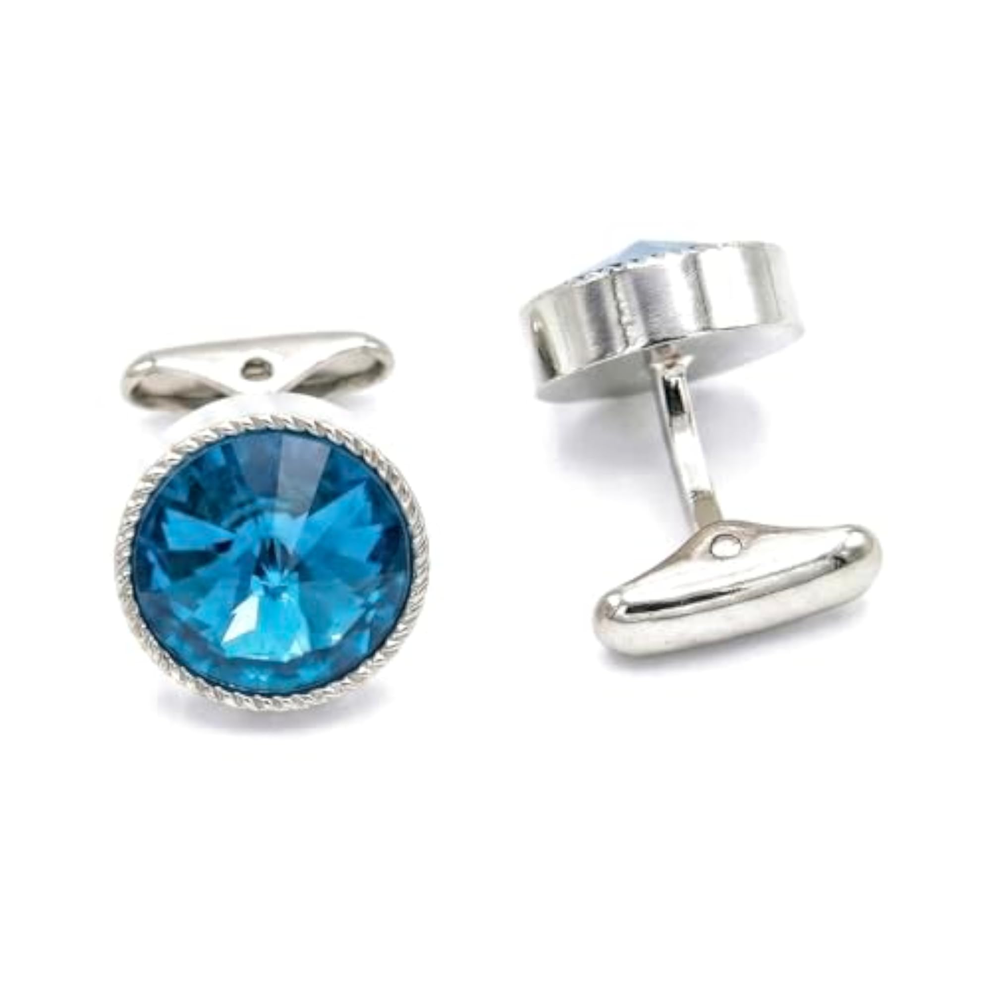 Men's Elegant Metal Cufflinks, Formal Wedding Gift